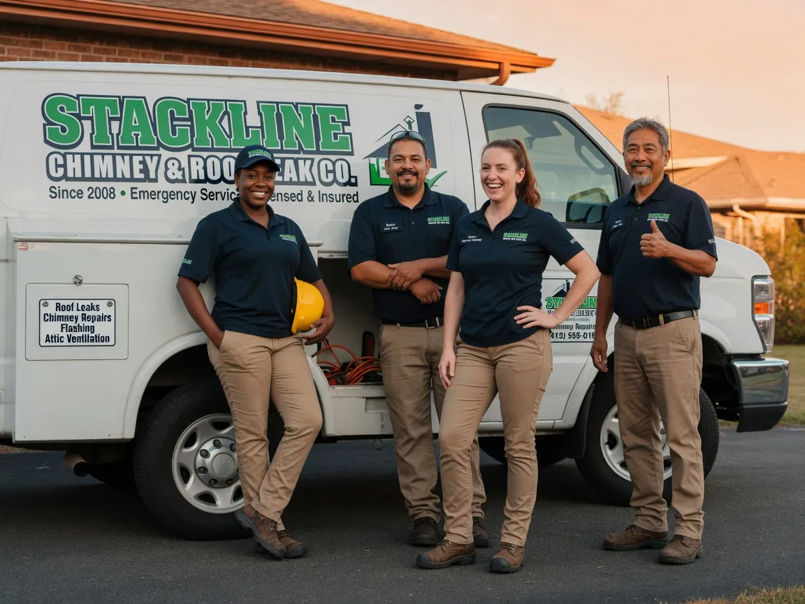 Chimney flashing repair company in Colchester, IL
